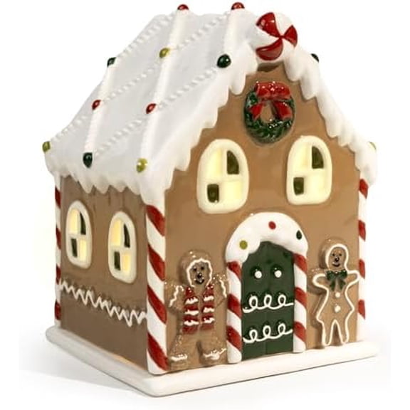 Christmas Wax Melt Warmer for Winter, Electric, for Scented Candle Warmer Gift, Burner for Cubes, Home Decor, Ceramic Fragrance Warmer