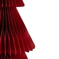 thumbnail image 6 of Northlight Accordion Honeycomb Foldable Paper Christmas Tree - 3' - Red, 6 of 7