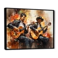 thumbnail image 2 of Designart "Melody Musical Mexico Mariachi wall art I" Mexico Floater Framed Wall Decor, 2 of 7
