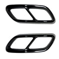 thumbnail image 1 of 1 par de cubiertas de tubo de escape, molduras, accesorios, decoración , cubiertas de varillas de decoración exterior aptas para Mercedes x253 negro Soledad Cubierta de tubo de escape, 1 of 7