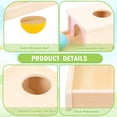thumbnail image 4 of Caja Montessori Object Permanence Adena con bandeja y 3 bolas, 4 of 9