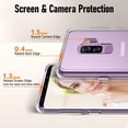 thumbnail image 6 of Galaxy S9 Plus Case, Hybrid Clear Phone Cover Floral Designed Non-Slip Thin Protective S9+ Plus Case for Women Girls, Wildflower, 6 of 13