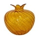 thumbnail image 2 of Florero de cristal decorativo para plantas hidropónicas, con forma de granada. Naranja, 2 of 9