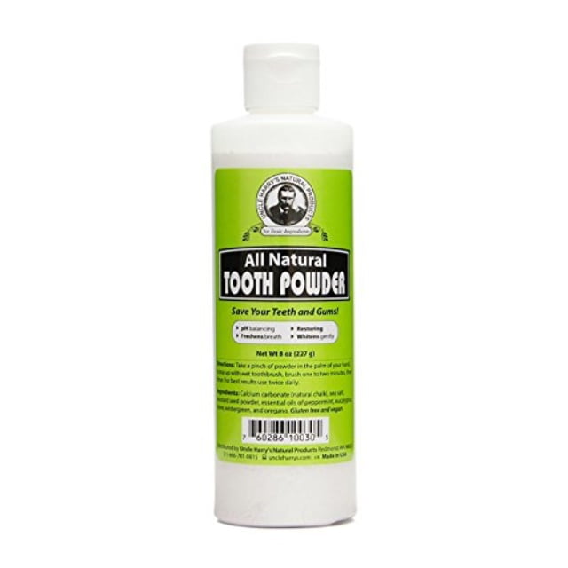Uncle Harry's Natural Tooth Powder (8 Oz)