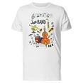 thumbnail image 1 of Jazz Band Instruments T-Shirt Men -Image by Shutterstock, Male Large, 1 of 2