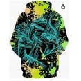 thumbnail image 3 of Hommes Femmes Unisexe Chandail à Capuche Imprimé 3d Mode Adulte Cool Animal Chandail, 3 of 4