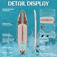 thumbnail image 6 of Ultifit Inflatable Paddle Board Extra Wide 450 Lbs Capacity Anti-Slip Design with SUP Accessories and Seat 11'6" x 35" Brown, 6 of 8
