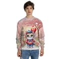 thumbnail image 4 of Happy Valentine’s Day Adorable Exotic Shorthair Kitten Holding Heart Balloon All Over Print 3D Sweatshirt Unisex Merch Cat Lover Kitten Owner Gifts - 00030, 4 of 6