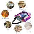 thumbnail image 5 of Lsque Geometry Dash Pattern Beach Tote,Shoulder Handbag,Spacious Tote Bag,Lightweight Travel Bag,Versatile Shopping Bag, 5 of 6