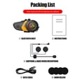 thumbnail image 3 of Auriculares Manos Libres Yuarrent Casco Bluetooth 5.0 Amarillo, 3 of 6