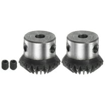 Uxcell Bevel Gears 1M 20 Teeth 5mm Shaft Hole Tapered Bevel Pinion Gear 2 Pack