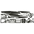 thumbnail image 3 of For BMW X1 E84 2010-2015 3D Carbon Fiber Black Pattern Interior DIY Trim Decal, 3 of 7