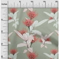 thumbnail image 2 of oneOone Cotton Poplin Dusty Gray Fabric Florals Diy Clothing Quilting Fabric Print Fabric By Yard 56 Inch Wide, 2 of 6
