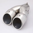 thumbnail image 2 of Stainless Steel Cover Decor for 3 Exhaust Muffler Tips Rear Tail Pipe Tip Tailpipe End Trim 2013 - 2018, 2 of 6