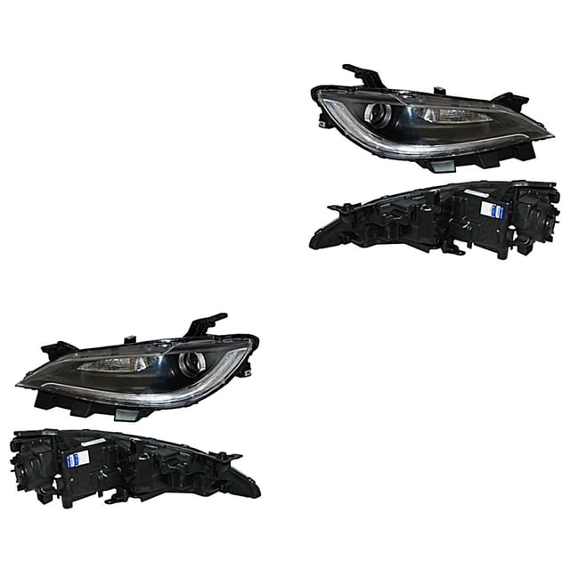 Par de Faros TYC 200 2015 A 2016 Negro
