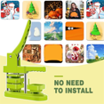 thumbnail image 3 of 50x50mm Square Refrigerator Badges Compress Machine Rotating Manual Making Fridge Magnet Badges Pin for Home Office, 3 of 6