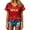 01_Spain, variant on 2026 Soccer Game Day Women V Neck Soccer Top Spain National Team Fan Apparel Casual Short Sleeve Match Outfit Shirt