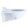 thumbnail image 4 of TOTO CT708UVG#01 1.0/1.28/1.6 gpf, Flushometer, Wall Mount, Elongated, Toilet Bowl, Cotton, 4 of 4