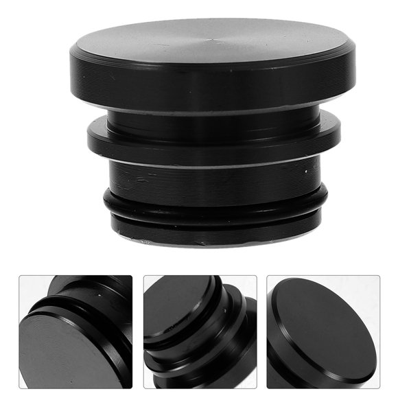 PENIKOKO Car Lighter Socket Cover Negro Para Auto Con Tapa Antipolvo Y Accesorio Duradero De Aluminio