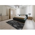 thumbnail image 5 of Ahgly Company Machine Washable Indoor Rectangle Transitional Carbon Gray Area Rugs, 2' x 3', 5 of 7