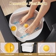 thumbnail image 3 of KIGOTY Reclining Pedicure Chair No Plumbing, Pedicure Station with Massage Foot Bath & Hidden Storage Platform, Height Adjustable Lift Spa Chair for Salon Home Nail Tech, Black-Black, 3 of 11