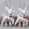 thumbnail image 2 of Adornos Navideños Adornos Para El Árbol De Navidad Navidad Blanca Ciervo Navideño Espuma Y Adornos Navideños Adornos Navideños Asequibles, 2 of 4
