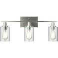 thumbnail image 1 of Costway 3-Light Wall Sconce Modern Bathroom Vanity Light Fixtures w/ Clear Glass Shade, 1 of 10