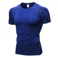 thumbnail image 1 of Hazel Tech Men compression T Thirt Casual Short sleeved T shirt Slim Brand Casual T shirts Elasitc Quick Dry Athletic Running Gym Workout Short Sleeve Tee Tops, 1 of 6