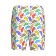 thumbnail image 2 of Lsque Colored Armadillos Mens Sleep Pajama Shorts,Short Pajama Pants, Cotton Ultra-Soft Knit-3X-Large, 2 of 9