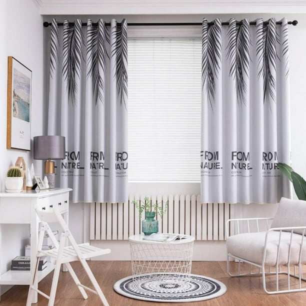 Gray Blackout Curtains For Bedroom 80 Inches Long Thermal Insulated Grommet Ds Living Room W40 X L80 Inch Grey Com Thermal Insulated Grommet Curtains, 80 Inch Curtains