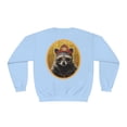 thumbnail image 3 of Royal Raccoon Graphic Sweatshirt, Vintage Aesthetic, 3 of 4
