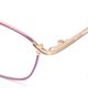 thumbnail image 5 of Purple Frame Elderly Bifocal Reading Glasses Portable Blue Light Blocking Presbyopic Glasses(+250 ), 5 of 5