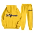 thumbnail image 5 of Zylarhe Men's And Women's Autumn And Winter Fashion Casual Letter Printed Sports Long Sleeved Hoodie Set Men Hop Suit, 5 of 7