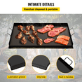 thumbnail image 5 of VEVOR 14" x 32" Carbon Steel Griddle with 2 Handles & Extra Drain Hole, 5 of 9