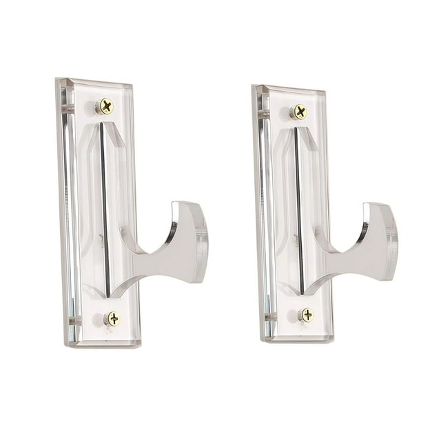 Soporte de pared para espadas, fácil instalación, acrílico decorativo, gancho para espadas. Claro