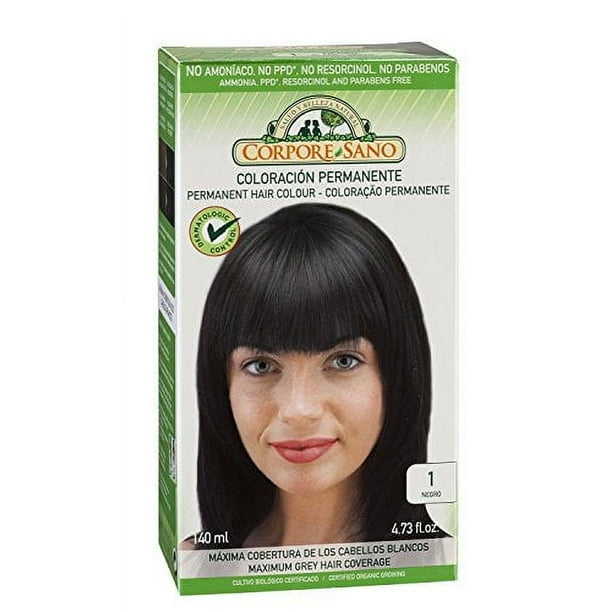 Corpore Sano Permanent Hair Color Dye(Does Not ContainPPD, AMMONIA, RESORCINOL, PARABENS.( 1