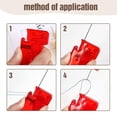thumbnail image 3 of Auto Needle Threader for Hand Sewing, 2024 New Easy to Use Needle Threaders Tool Self-Thread Guide DIY Apparel Plastic Sewing Accessories Threader for Hand Stitching, Sewing Machine, 3 of 7