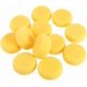 thumbnail image 1 of 12pcs Round Paint Sponge Craft Sponge For Painting Pottery Watercolor Art Sponge Yellow, 1 of 4