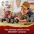 thumbnail image 4 of LEGO NINJAGO Land Bounty - Building Toy for Boys & Girls, Ages 9+ - Off-Road Buggy, Ship & Motorcycle Toy - Includes 6 Minifigures - Gift for Birthdays - 71869, 4 of 8