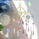 thumbnail image 5 of Moderno colgante de cristal facetado prisma claro colgante prisma sunburst suncatcher Likrtyny Para estrenar, 5 of 6