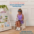 thumbnail image 5 of ECR4Kids Multipurpose Flip-Flop Step Stool and Chair, Childrens Furniture, White Wash, 5 of 9