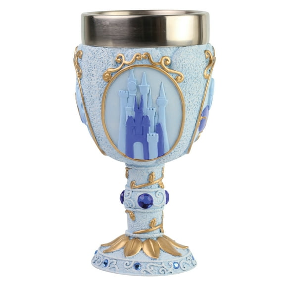 Disney Showcase 70th Anniversary Cinderella Castle Goblet 7.1in H