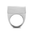 thumbnail image 4 of Stainless Steel High Polished Square Geometric Ring Size 7, 4 of 7