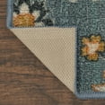 thumbnail image 4 of Maples Rugs - Made in USA - Fleur Contemporary Floral Indoor Runner Rugs, 2' x 6', Radiant Grey, 4 of 6