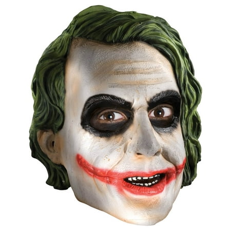 Adult 3/4 Joker Vinyl Mask - Batman Dark Knight