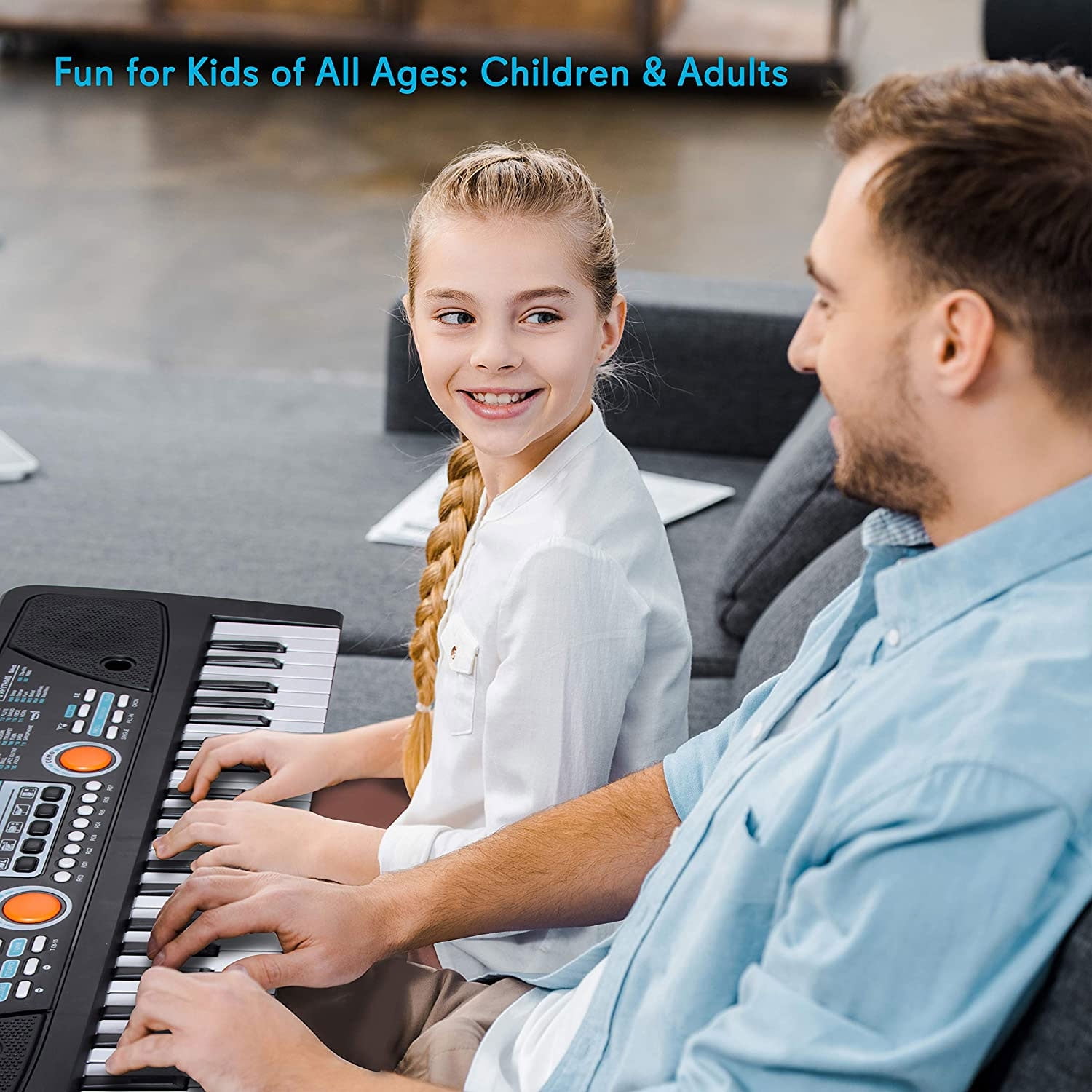 Pyle PKBRD4112 Electronic 2-in-1 Streaming Karaoke Portable Piano Keyboard