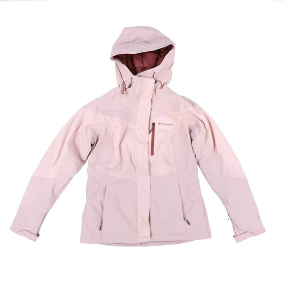 Columbia Women's Rosie Run Insulated Jacket Lightweight Logo Dusty Pink  New