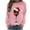 Pink, variant on Jienlioq Going Out Tops for Women Women Fashion Casual Print Round Neck Loose Long Sleeve Sweatshirts Blouse Black Friday Deals