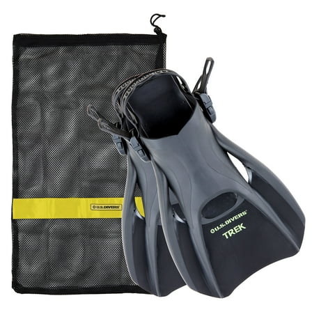 U.S. Divers US Divers Trek Travel Fin with Mesh Carrying Bag, Raspberry, Small