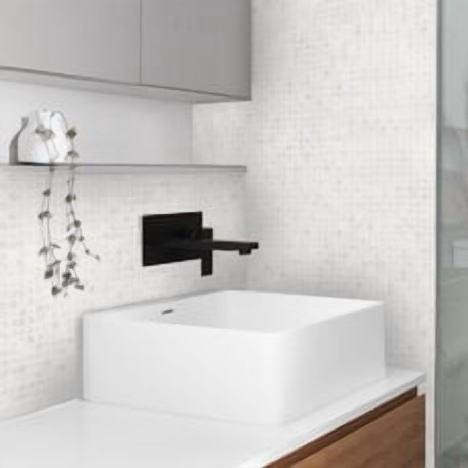 Smart Tiles Peel and Stick Backsplash, 5 Adhesive Tiles, Blok Grey/White, 22.56"x11.58"